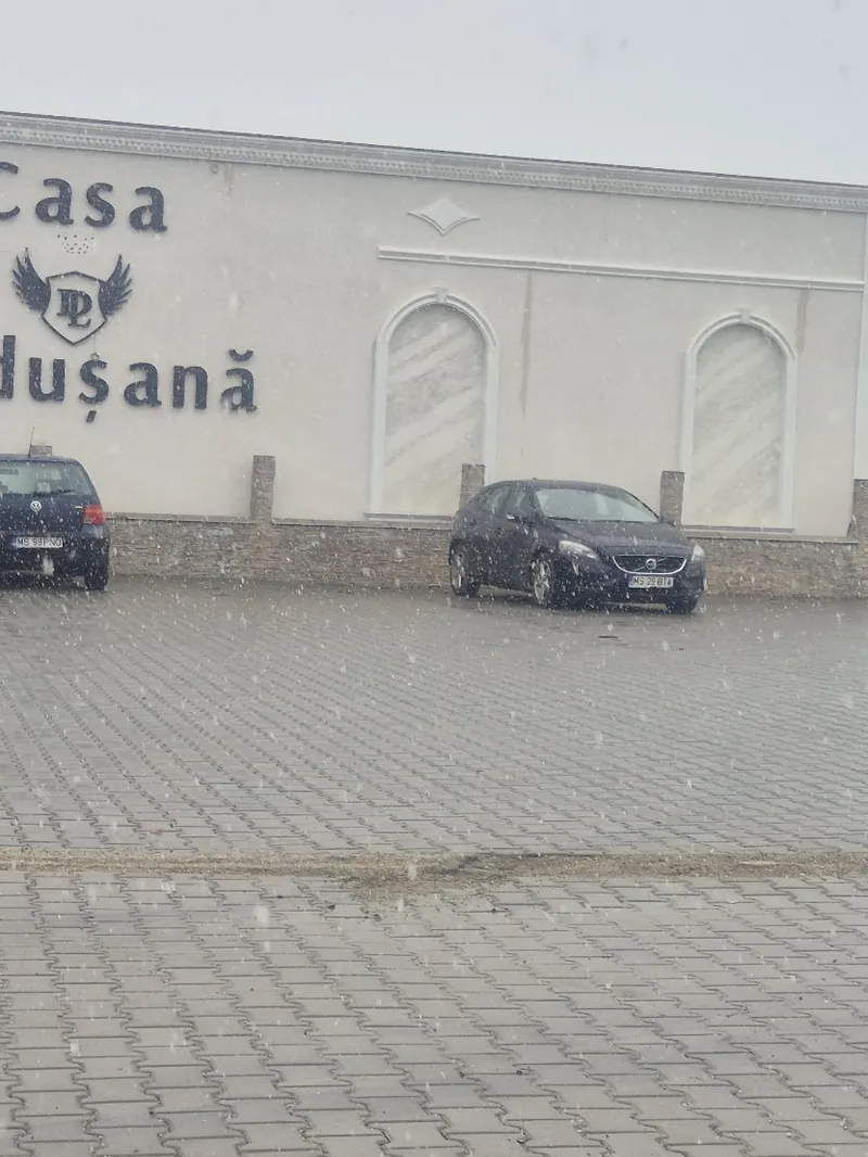 Restaurantul Casa Ludușană pe Calea Turzii, cu parcarea în față