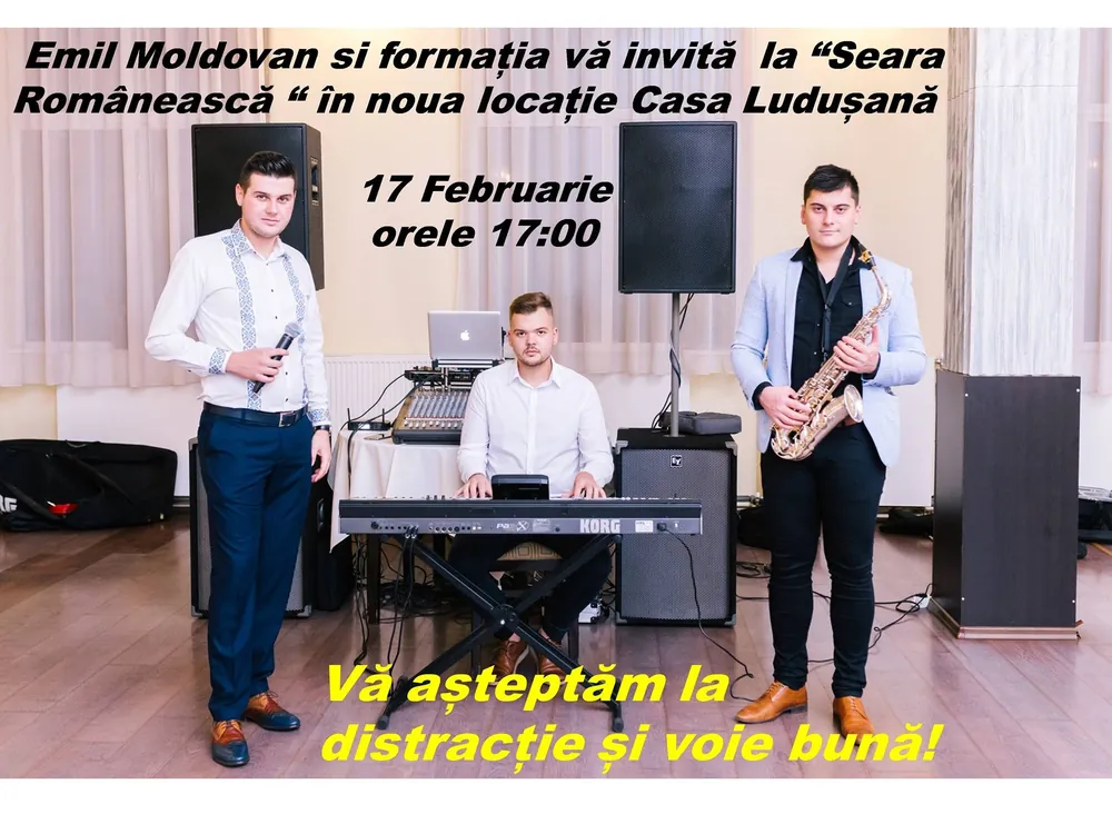 Muzică live la o seară românească
